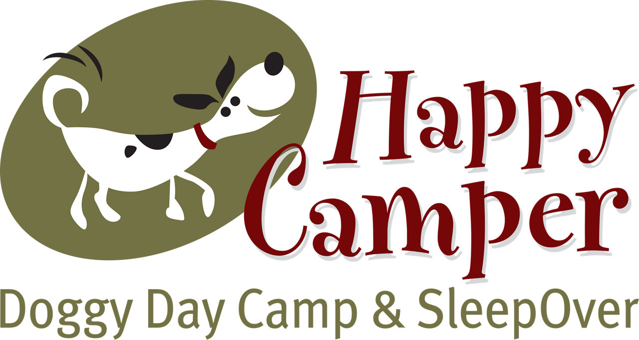 Happy Camper Doggy Day Camp & Sleepover Logo