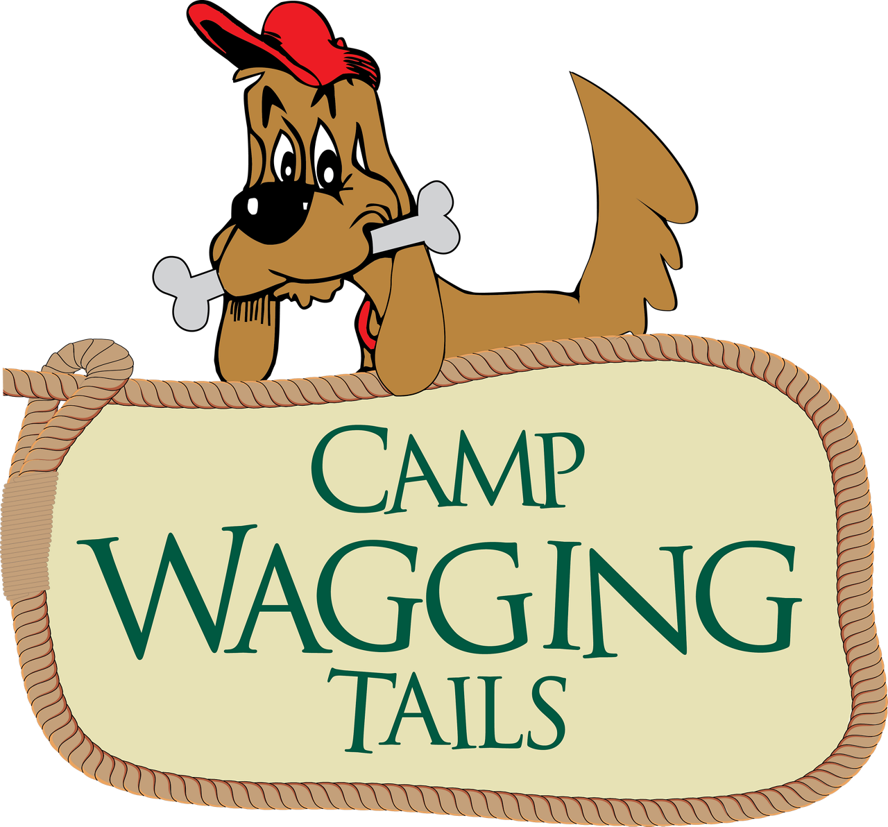 Camp Wagging Tails Logo