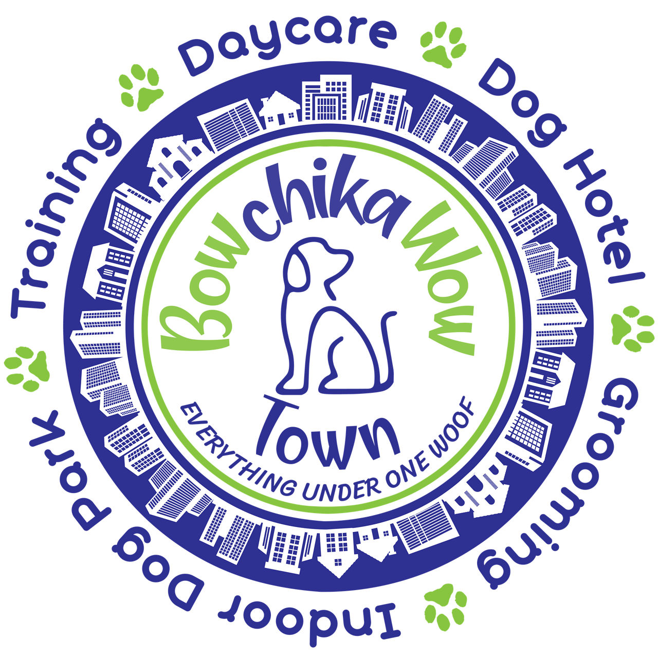 Bow Chika Wow Town Logo