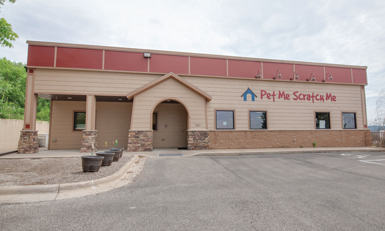 Outside of Pet Me Scratch Me