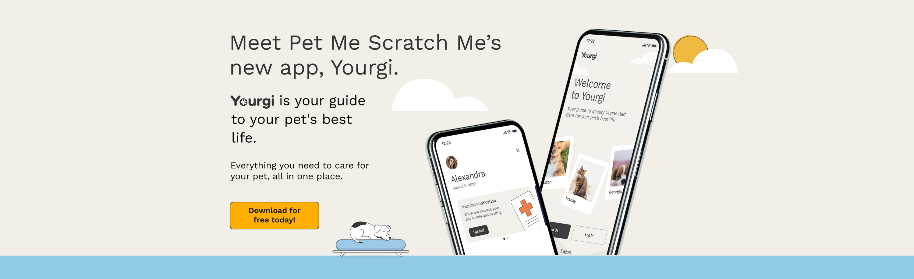 Meet Pet Me Scratch Me's new app, Yourgi.