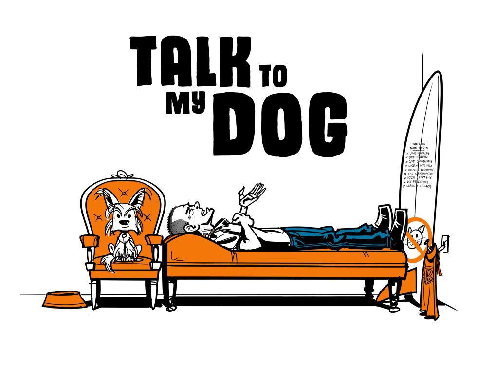 Talk to my dog logo