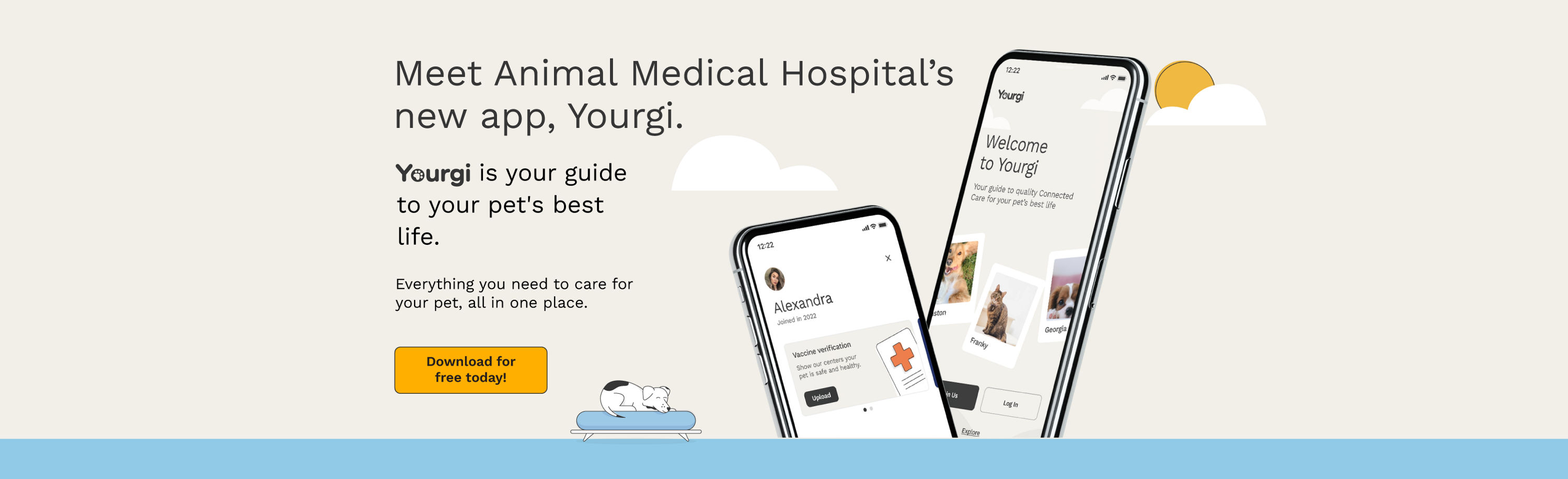 Meet Animal Medical Hospital's new app, Yourgi.