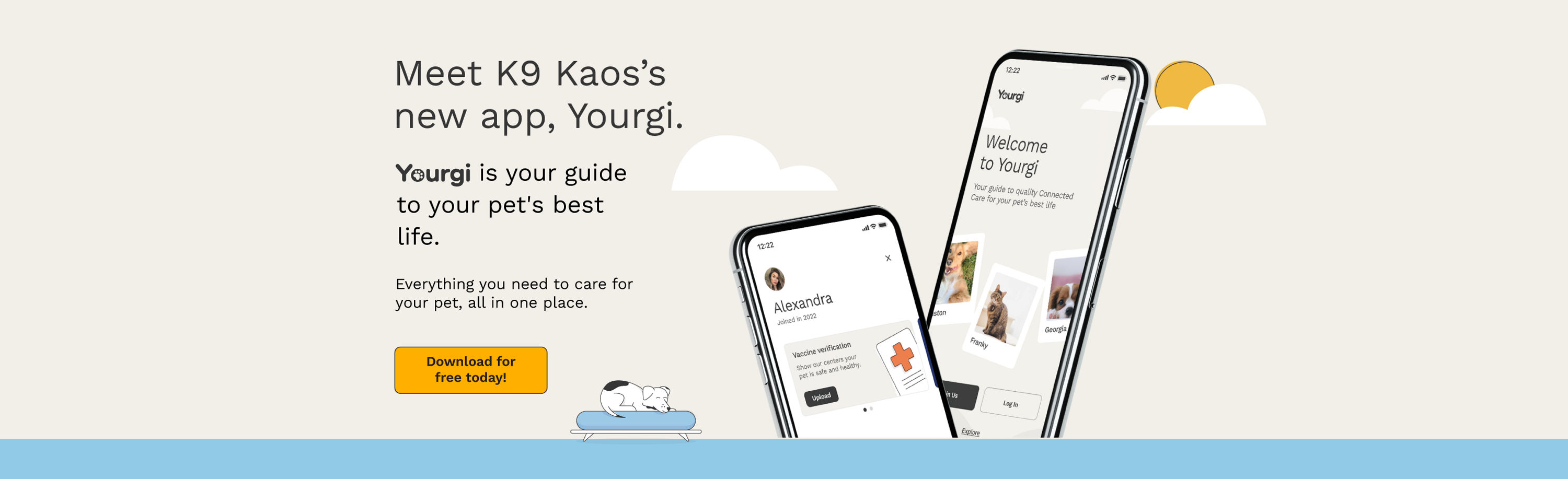 Meet K9 Kaos's new app, Yourgi.