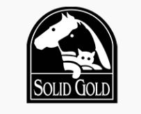 Solid gold logo