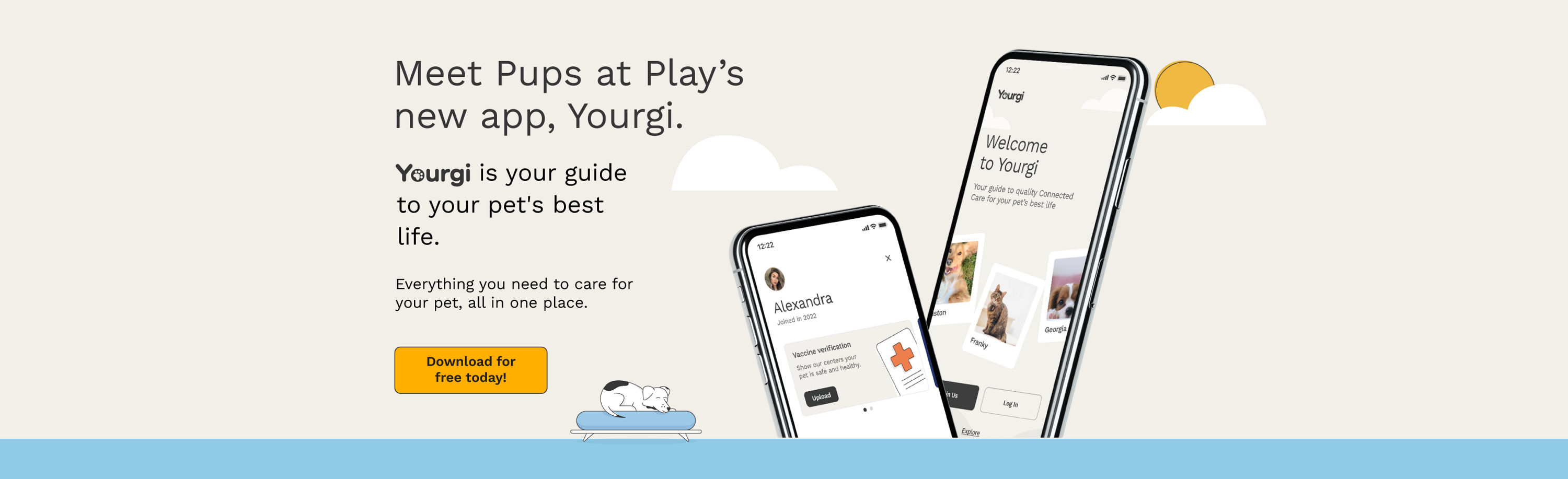 Meet Pup at Play's new app, Yourgi.