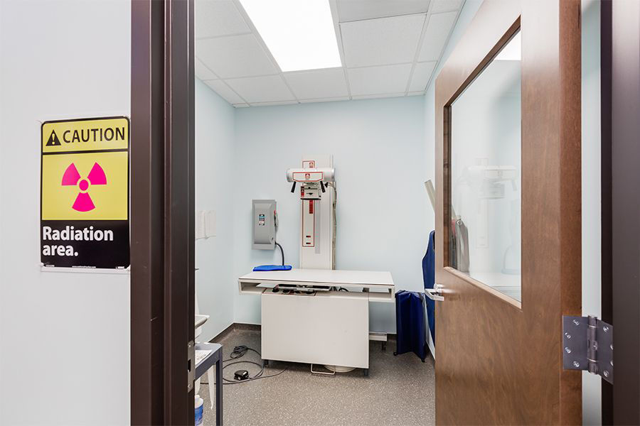 x-ray room entrance